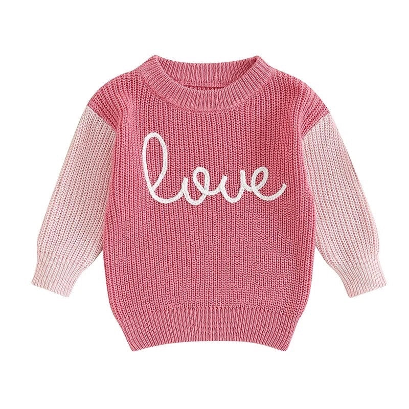Pink Love Knit Pullover