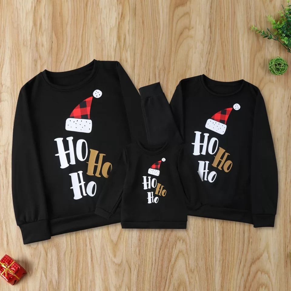 Ho Ho Ho Matching Sweaters