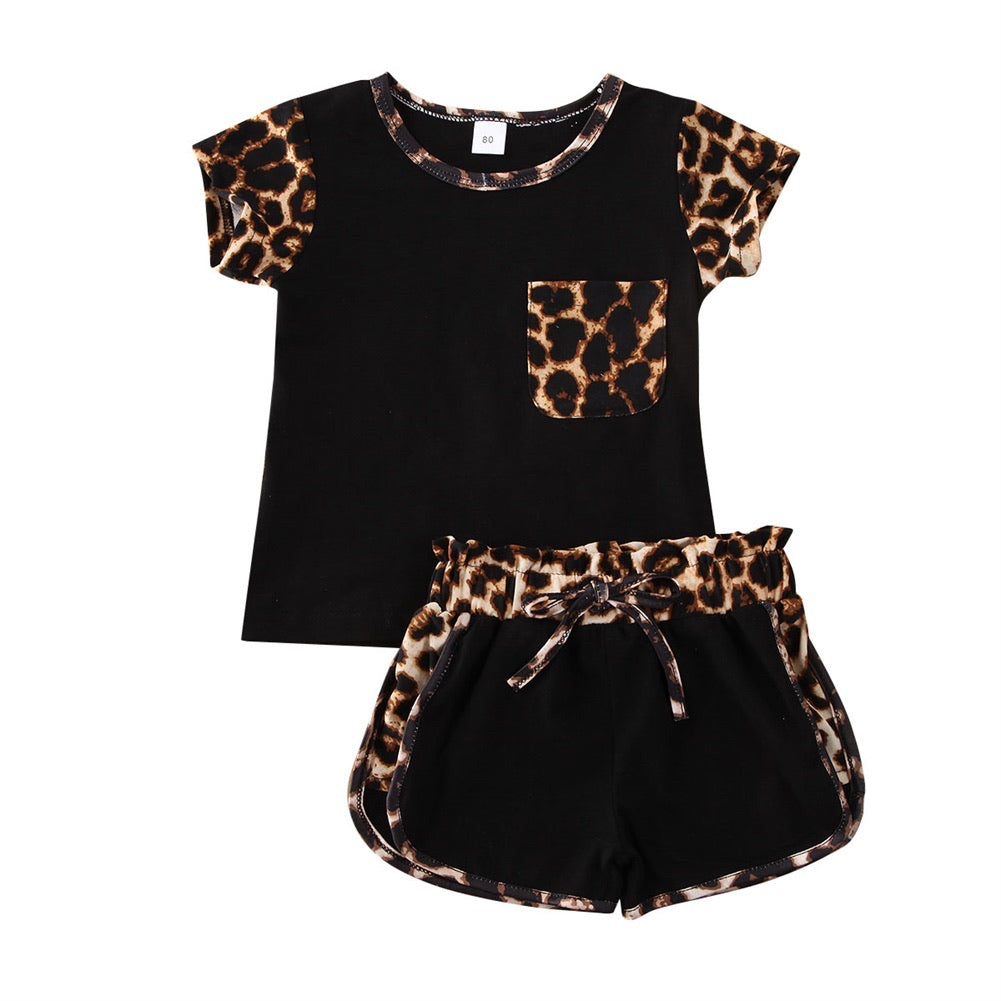 Leopard Playground Outfit - Black