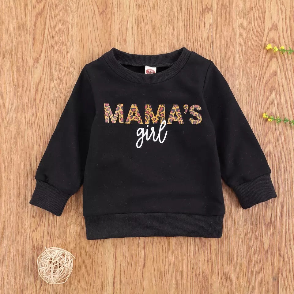 Mamas Girl Sweater - Black