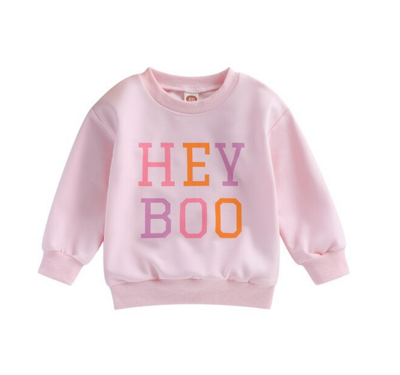 Hey Boo Pink Sweater