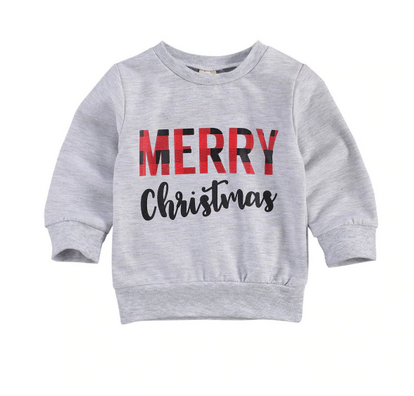 Merry Christmas Sweater - Gray *