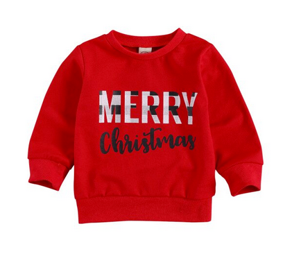 Merry Christmas Sweater - Red *