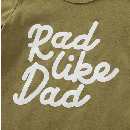 Rad Like Dad Camo 2 Piece