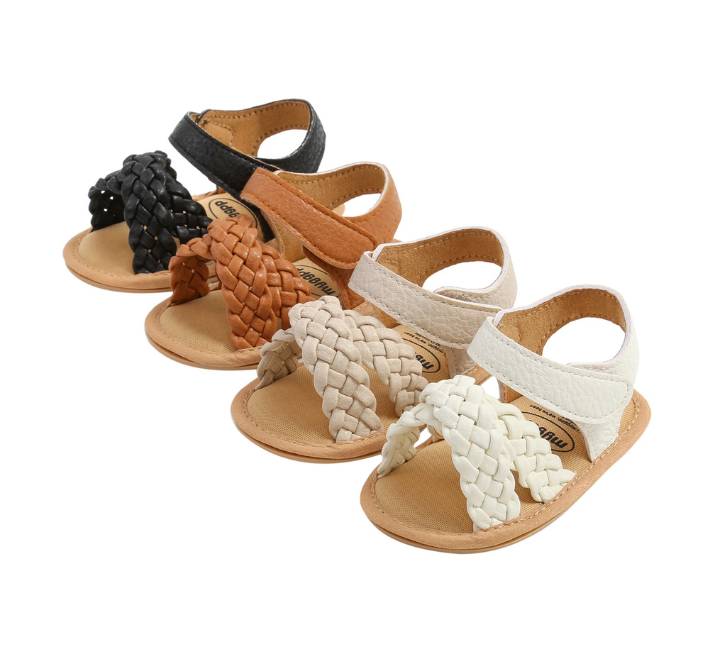 Braided Sandals - Beige