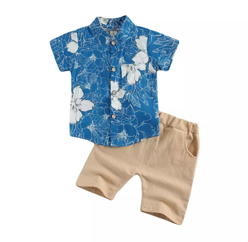 Jacob Relaxed 2 Piece - Blue