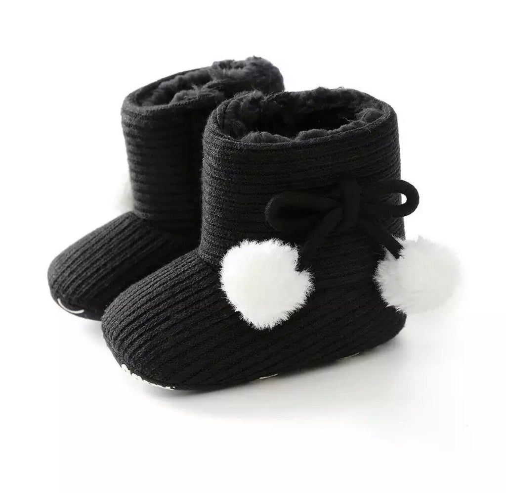Baby Girl Boots - Black
