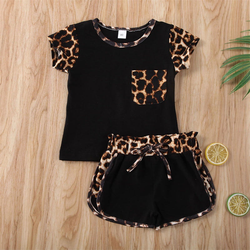 Leopard Playground Outfit - Black