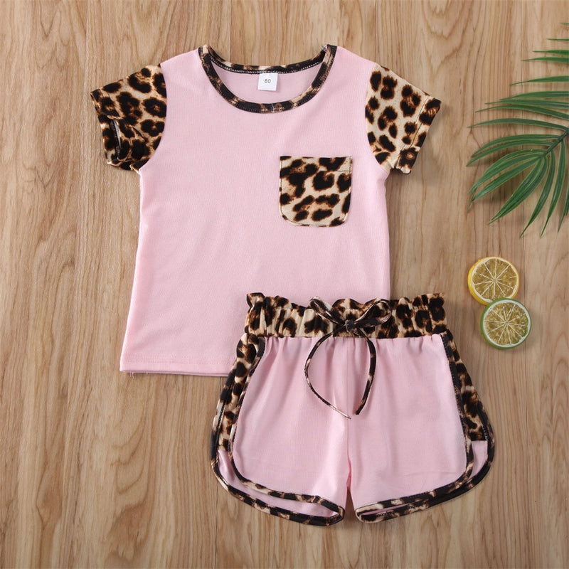 Leopard Playground Outfit - Pink