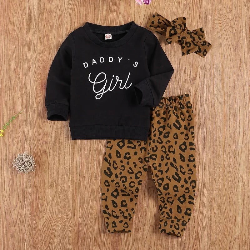 Daddy's Girl Leopard 3 Piece