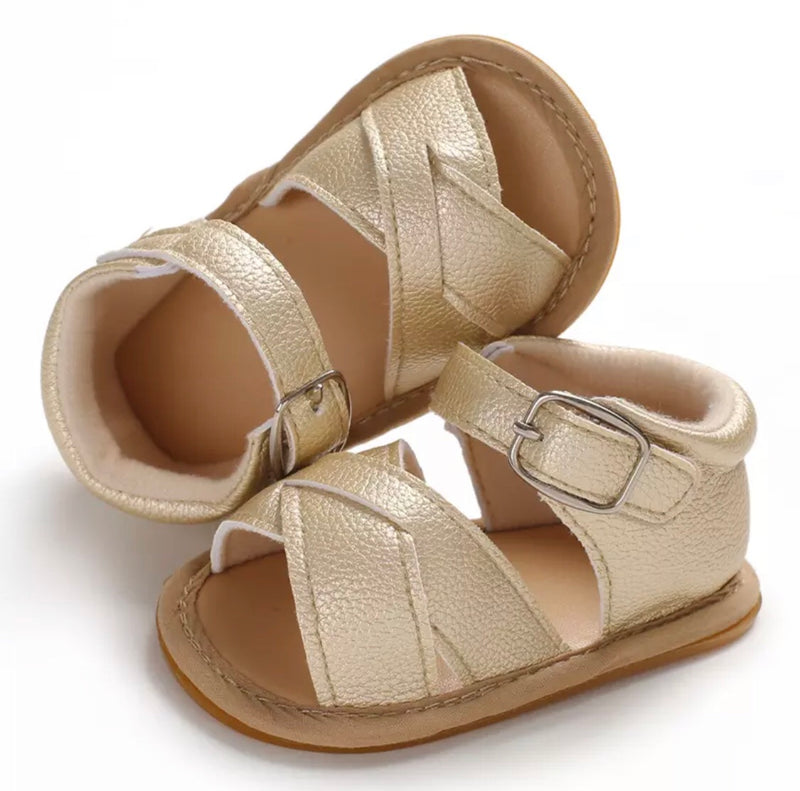 Baby Girl Leather Sandals