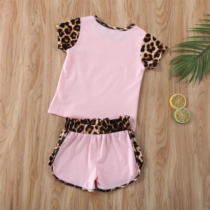 Leopard Playground Outfit - Pink