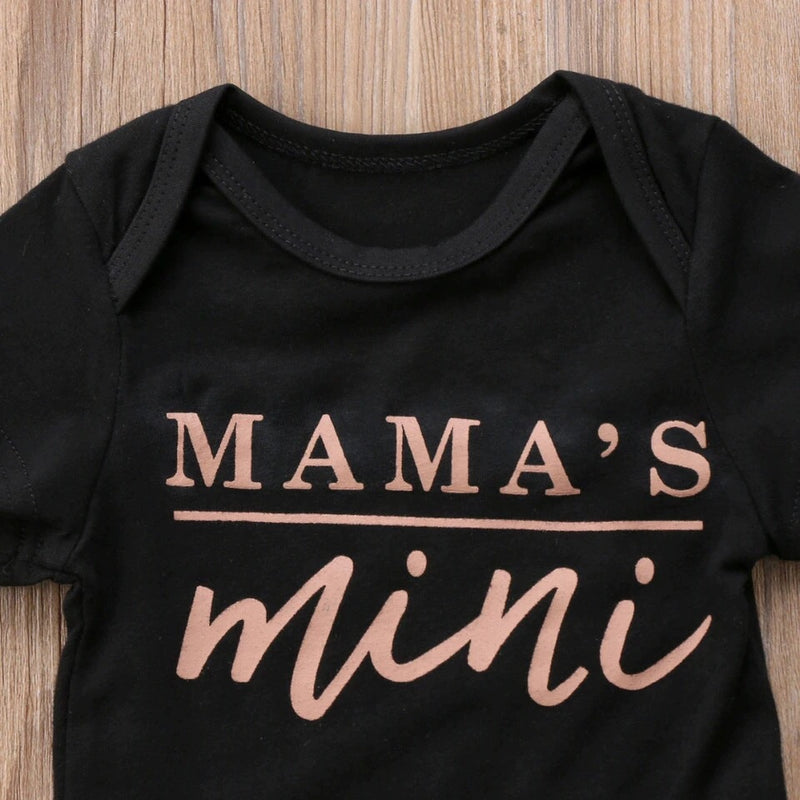 Mama’s Mini Black Onesie