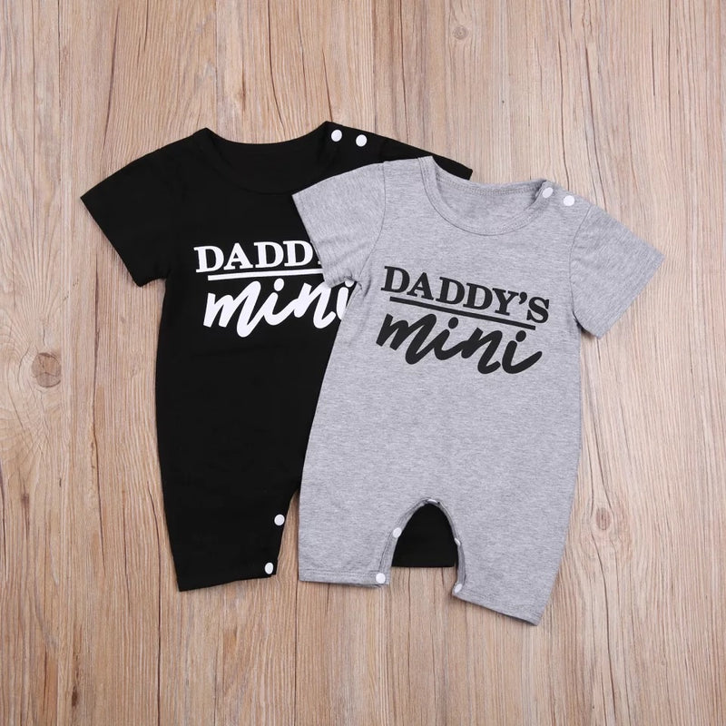 Daddy’s Mini Romper - Gray