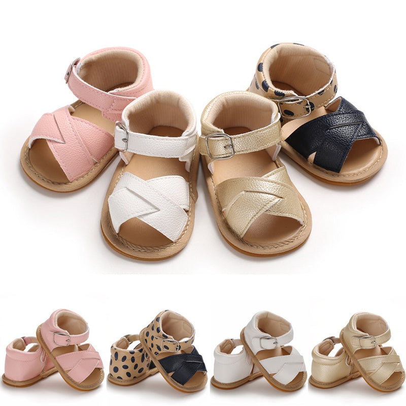 Baby Girl Leather Sandals